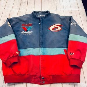 Vintage 1990s Chase Authentics NASCAR racing jacket Sz XXL